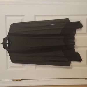 Apt 9 black/heather swing cardigan